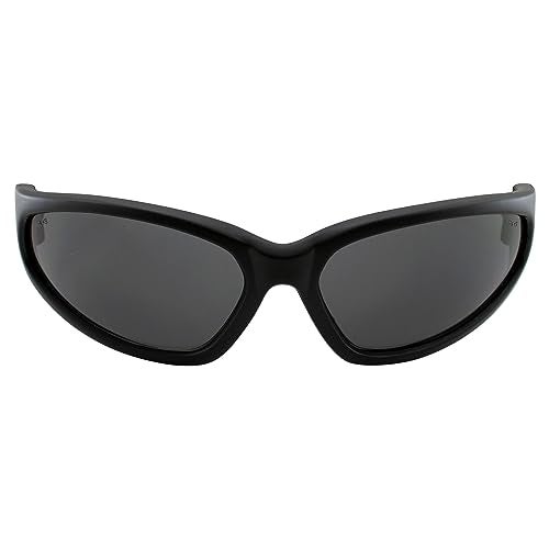 Global Vision Hercules Safety Glasses Sunglasses - Black Frame - Smoke Lens - Image 2