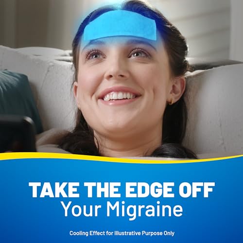 Kool 'n' Soothe MIGRAINE Cooling Gel Sheets/ 4 Pack/Immediate Cooling Relief for Migraine & Severe Headache - Image 2