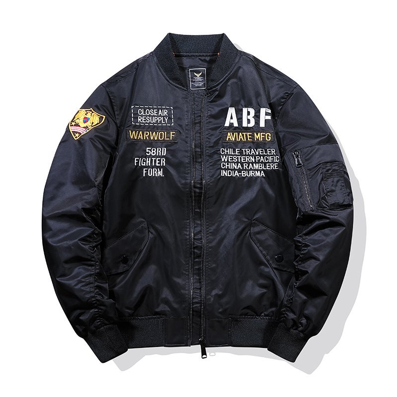 Jacket Air Force Ma1 Jacket Men'S Casual American Fashion Brand Aviator Jacket Embroidered Baseball Clothing Men'S Clothing - Image 1