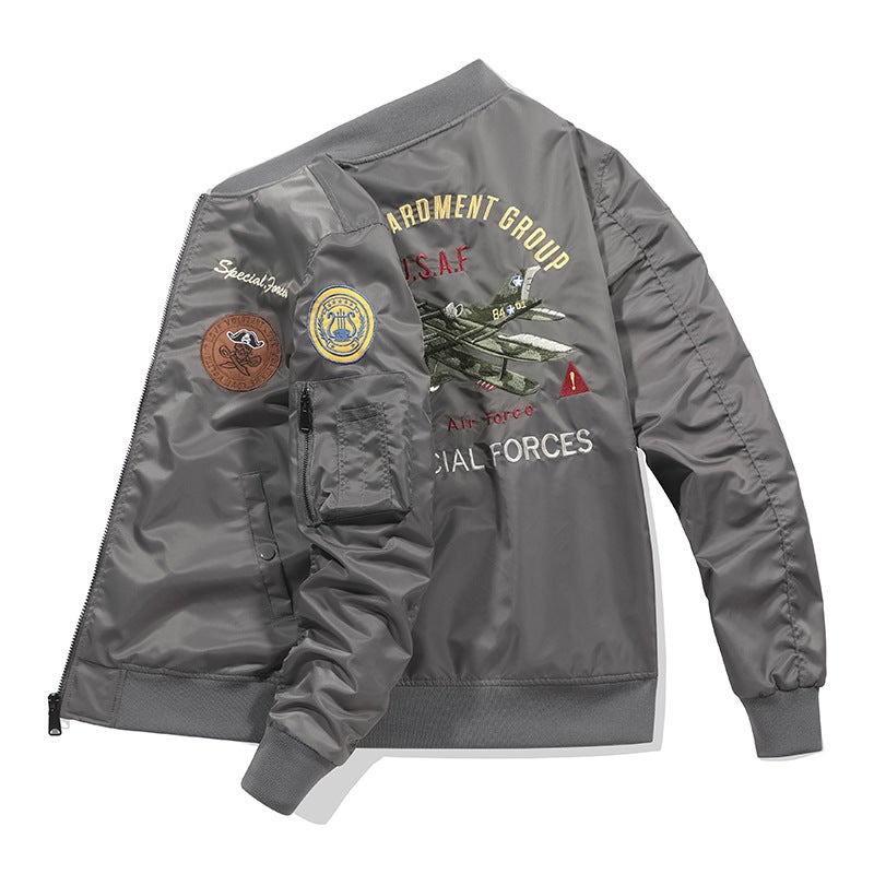 Jacket Air Force Ma1 Jacket Men'S Casual American Fashion Brand Aviator Jacket Embroidered Baseball Clothing Men'S Clothing - Image 3