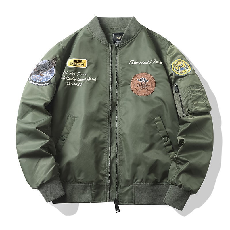Jacket Air Force Ma1 Jacket Men'S Casual American Fashion Brand Aviator Jacket Embroidered Baseball Clothing Men'S Clothing - Image 4