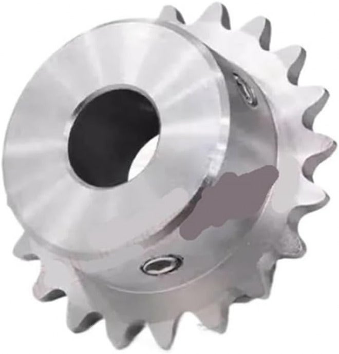 Pinion Gear Set,Motor Gear Teeth, 1pc 32-40Teeth 04C 304 Stainless Steel Industrial Drive Sprocket Wheel Chain Gear(38 Teethh,16mm(Keyway 5x2.3mm)) - Image 3
