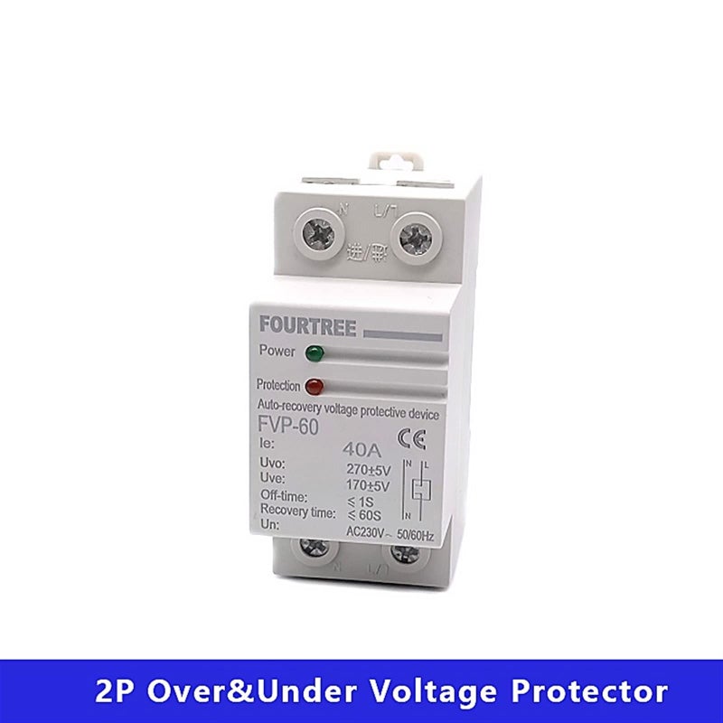 Over Under Voltage Protective Device Automatic Self Recovery Reconnect Relay 80A AC 220V - Image 5