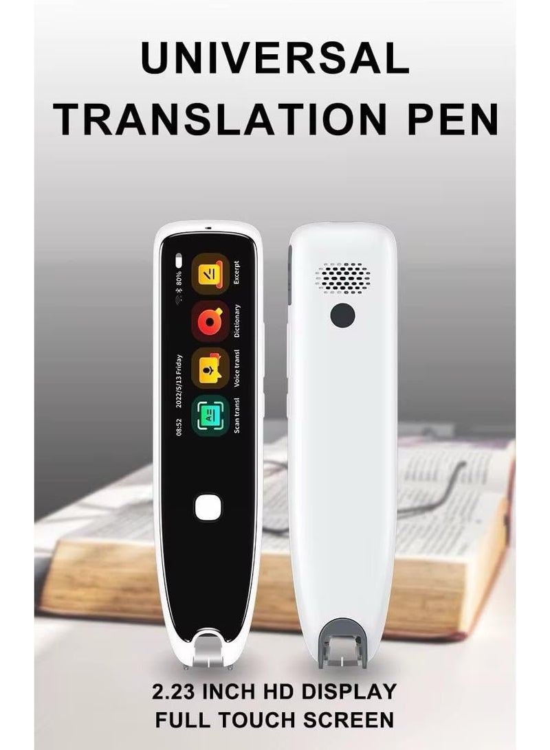 Neo Classic MD03 Smart Translation Pen – 112 Languages Scanner Translator with Offline Scan, Voice Translation, Photo Translation, 2.23” HD Touch Screen – Text-to-Speech Reader Pen for Students & Travel - Image 4