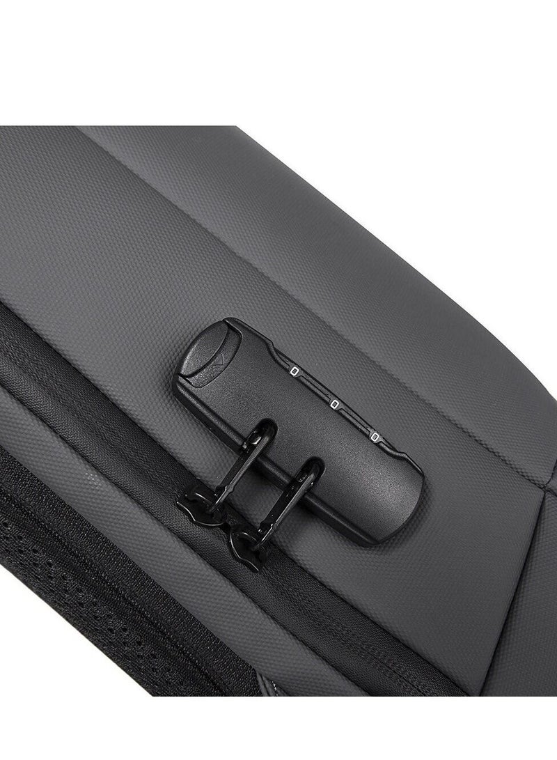 BANGE Fashion Business Anti-Theft Waterproof Backpack with External USB Charging Port  - Image 2