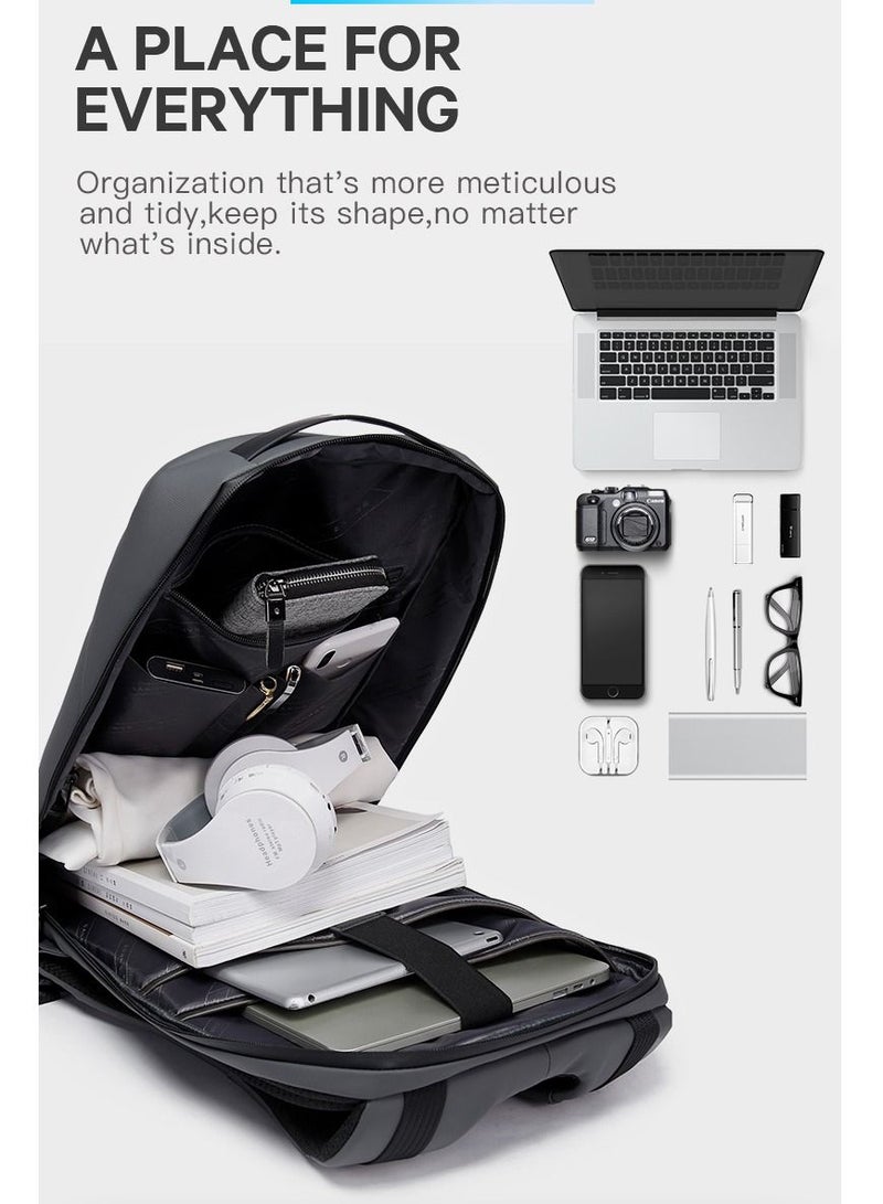 BANGE Fashion Business Anti-Theft Waterproof Backpack with External USB Charging Port  - Image 5