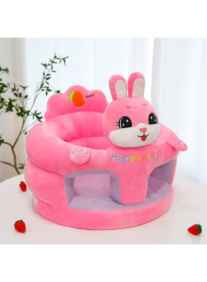 Vixplorn Baby Chair Baby learning sitting seat, baby sofa toys, baby learning chair, cartoon cute plush newborn sofa, crystal velvet fabric, PP cotton filling, toddler children gift, suitable for baby children - Image 2