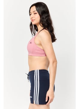Adidas Women Sportswear Fit Training Sports Bra, Pink  - Image 2