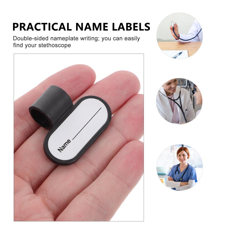 5pcs Stethoscope Name ID Tags with Plastic Card Holder for Medical Professionals - Image 4