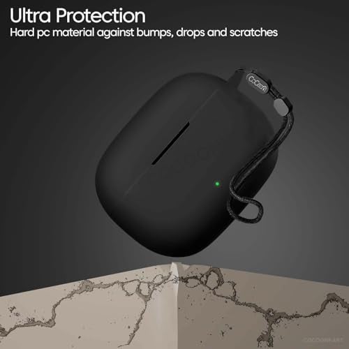 Cocoonkart Silicone Case Cover for Realme Buds T310 | Buds N1- Black - Image 3