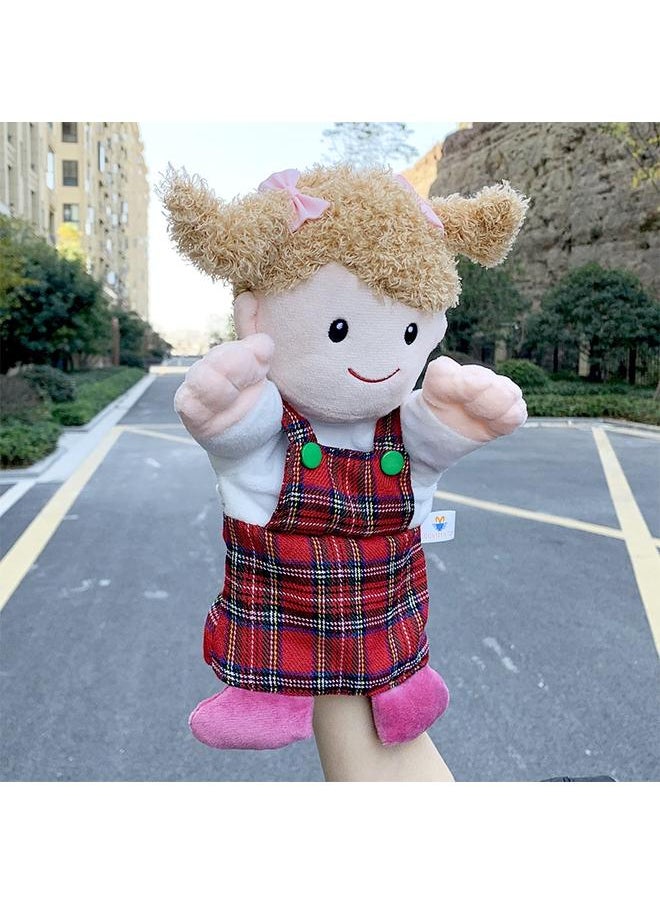 Bluejw - Cross-border New Plush Toy Figure Doll Baby Muppet Gloves Mom And Dad Home Storytelling Wholesale - Image 1