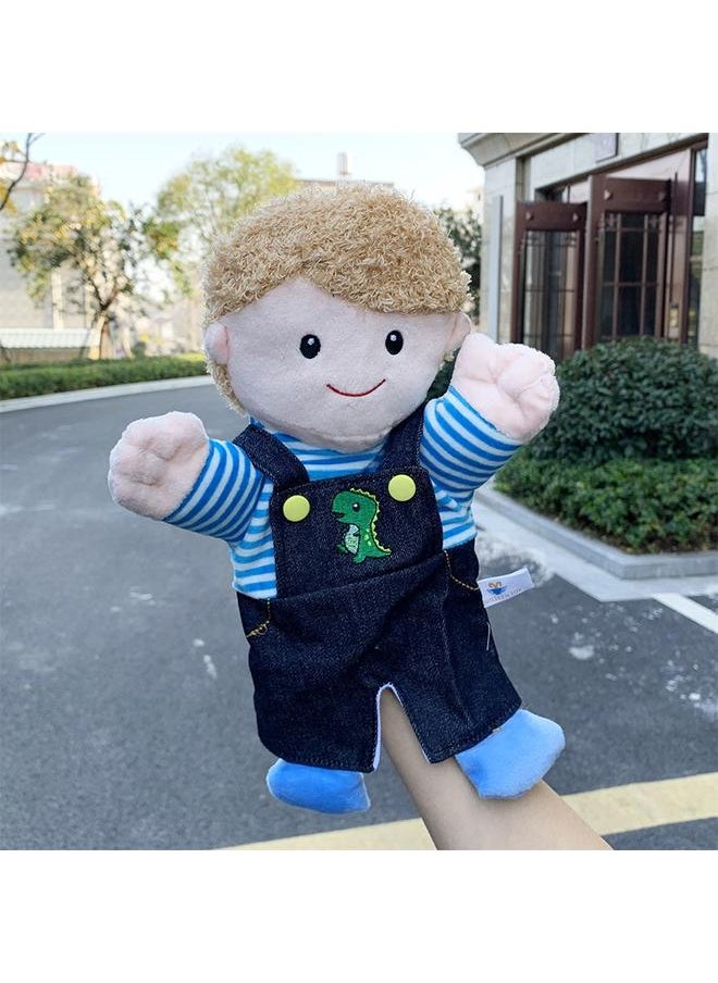 Bluejw - Cross-border New Plush Toy Figure Doll Baby Muppet Gloves Mom And Dad Home Storytelling Wholesale - Image 1