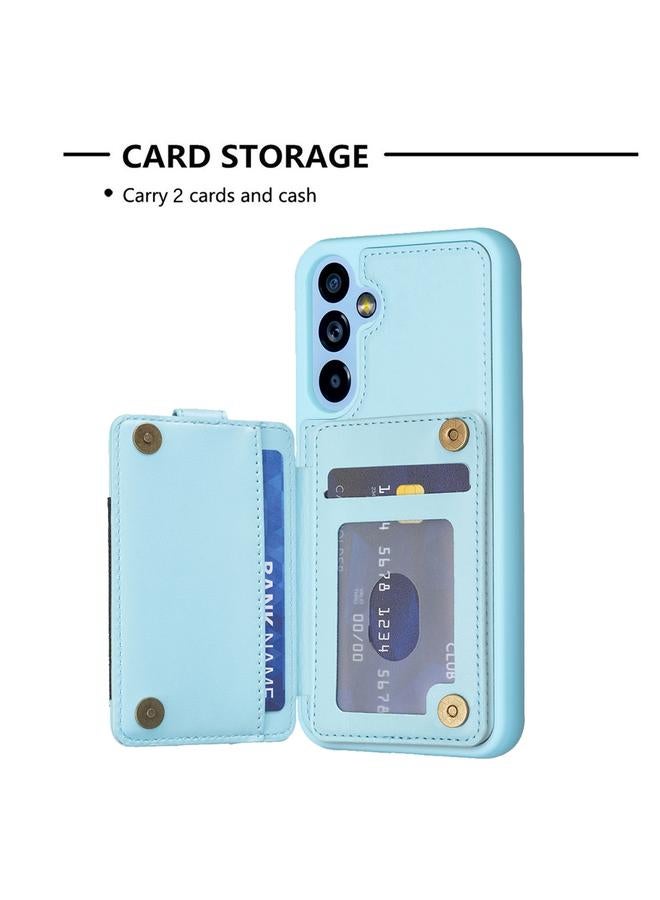 S-TOP Case For Samsung Galaxy A34 BF27 Metal Ring Card Bag Holder Phone Case - Image 4