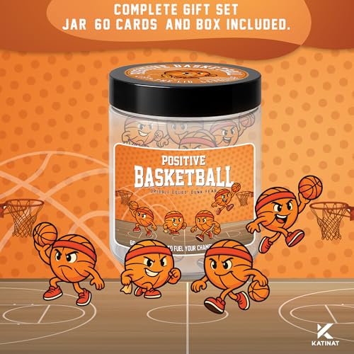 KATINAT Positive Basketball Jar, Basketball Gifts for Boys and Teen Boys, Christmas Gift for Kids, Teen Boys Stocking Stuffers, Basketball Accessories, Inspirational Sports Gift - Image 4
