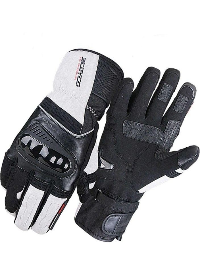 Ebakbak - Motorcycle Gloves Winter Model 500D Oxford Fabric Full Protection Non-Sweating Special Fabric Gloves - Image 1