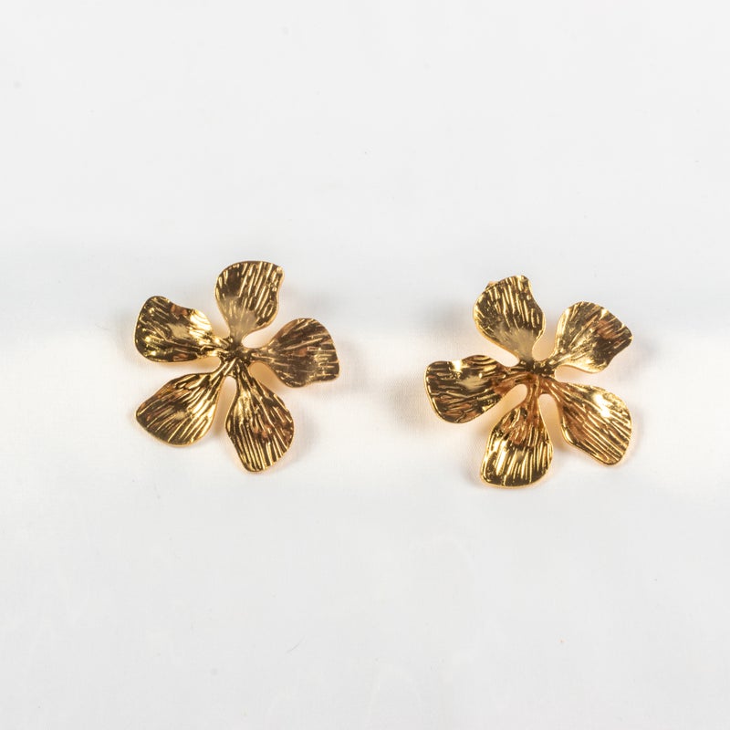 حلق أستانليس ستيل ذهبي - Image 1