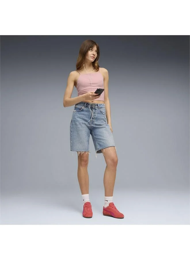 Puma Red Glamour-Gum Speedcat Vibes Sneakers Women for Women | Best Price UAE