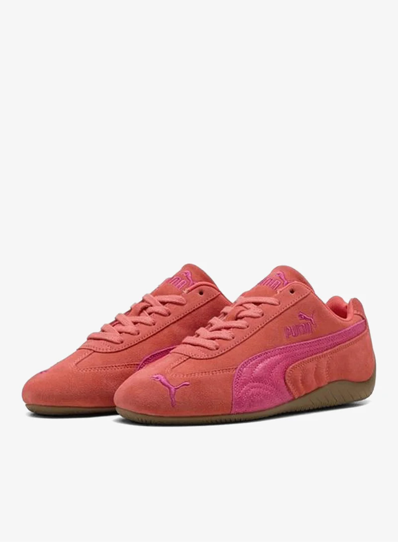 Puma Red Glamour-Gum Speedcat Vibes Sneakers Women for Women | Best Price UAE