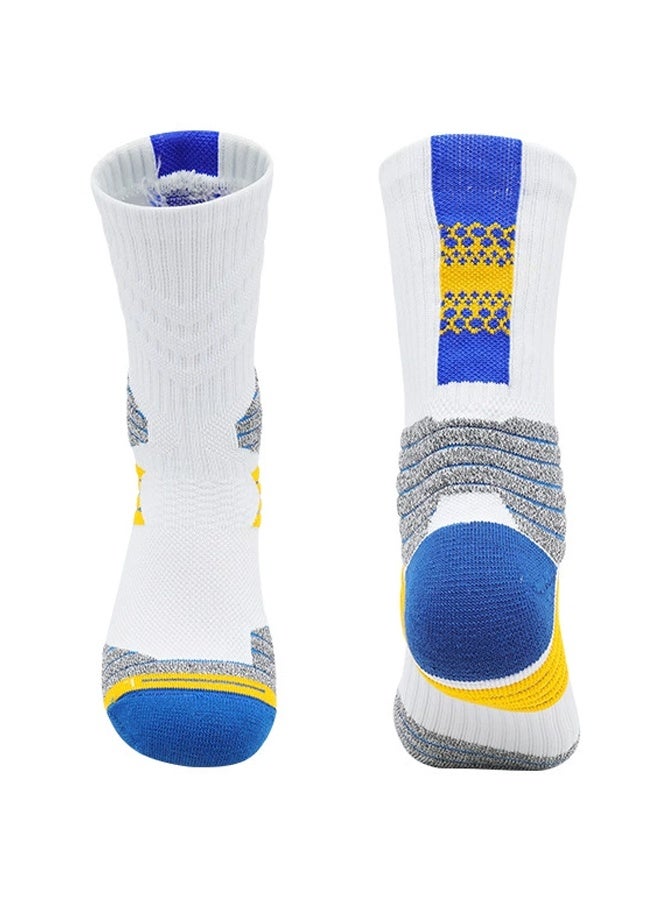 JiuAn Elite Basketball Socks, Football Socks & Running Socks, Compression Cushion Sport Socks Unisex - Image 1