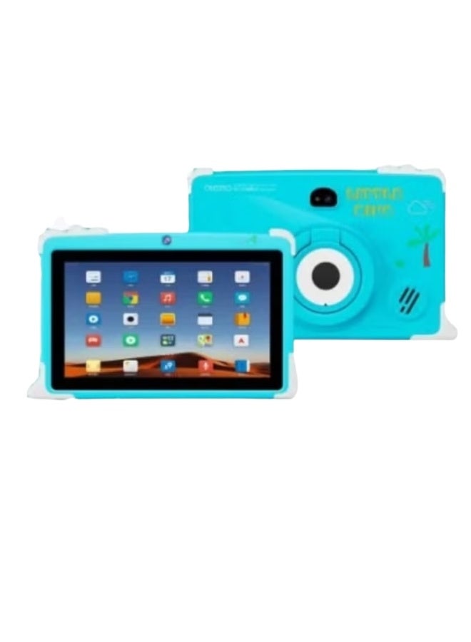 Oteeto Oteeto Tab K2 Kids Tablet – 7" HD Display, Android, Parental Control, Learning Apps, WiFi, Kid-Proof Case – Educational Tablet for Kids (Ages 3–12), Blue - Image 1