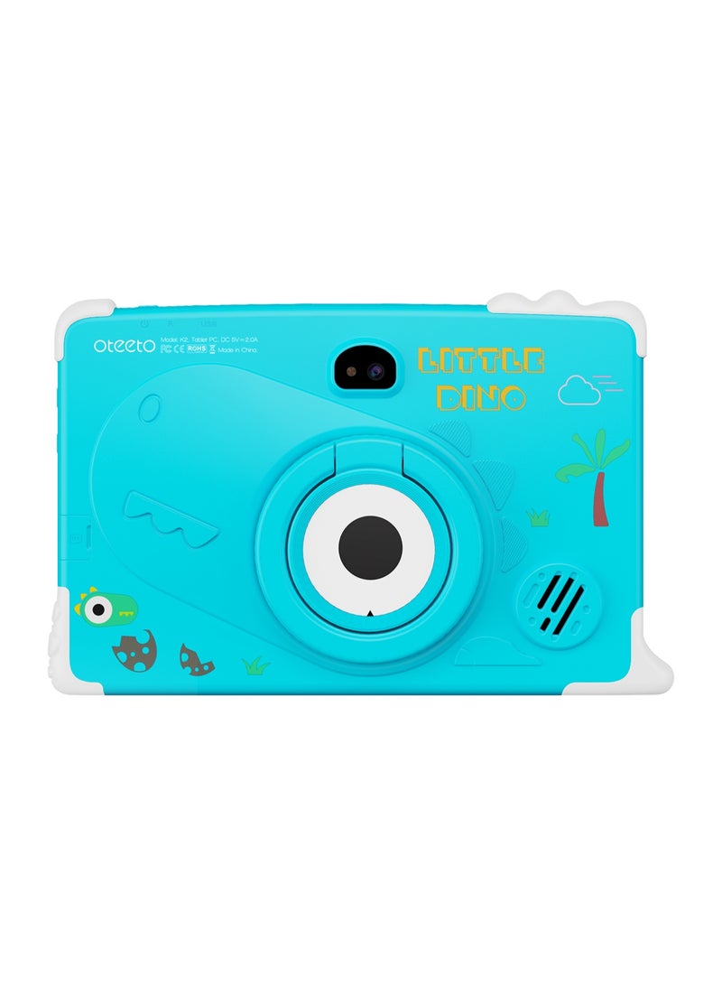 Oteeto Oteeto Tab K2 Kids Tablet – 7" HD Display, Android, Parental Control, Learning Apps, WiFi, Kid-Proof Case – Educational Tablet for Kids (Ages 3–12), Blue - Image 4