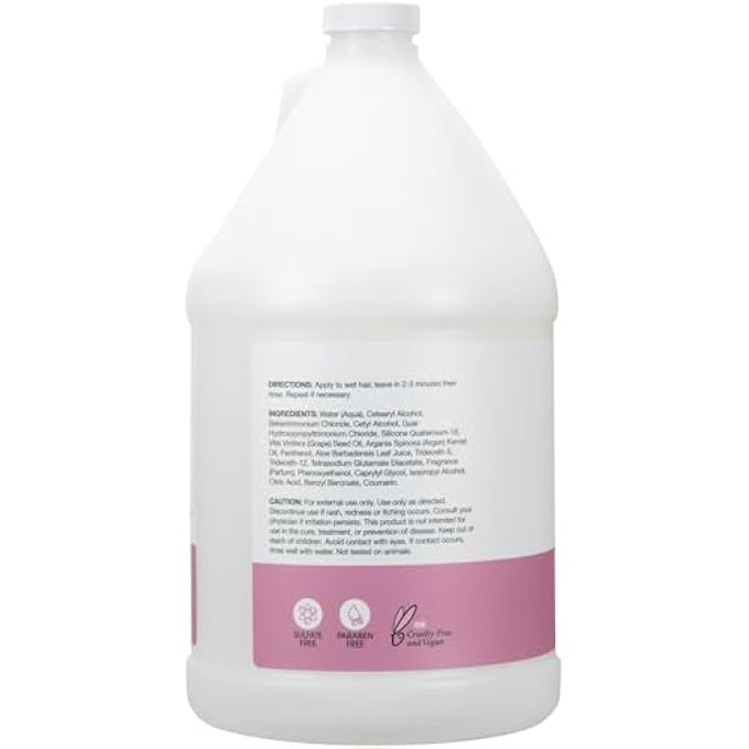 ginger lily farms SALON FORMULA CHROMASAFE PRO COLOR SAFE CONDITIONER FOR COLOR-TREATED HAIR, 100% VEGAN & CRUELTY-FREE, 1 GALLON (128 FL OZ) REFILL - Image 3