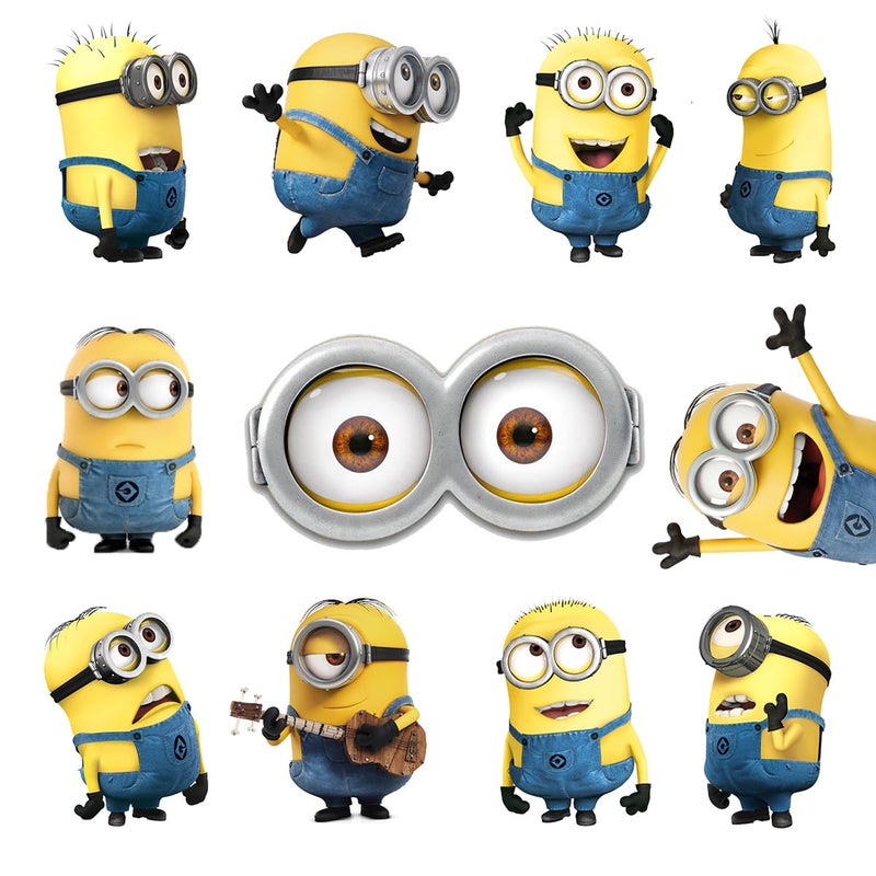 DEKOSH Despicable Me Minions Peel and Stick Wall Decals for Kids Room Decor - Image 1