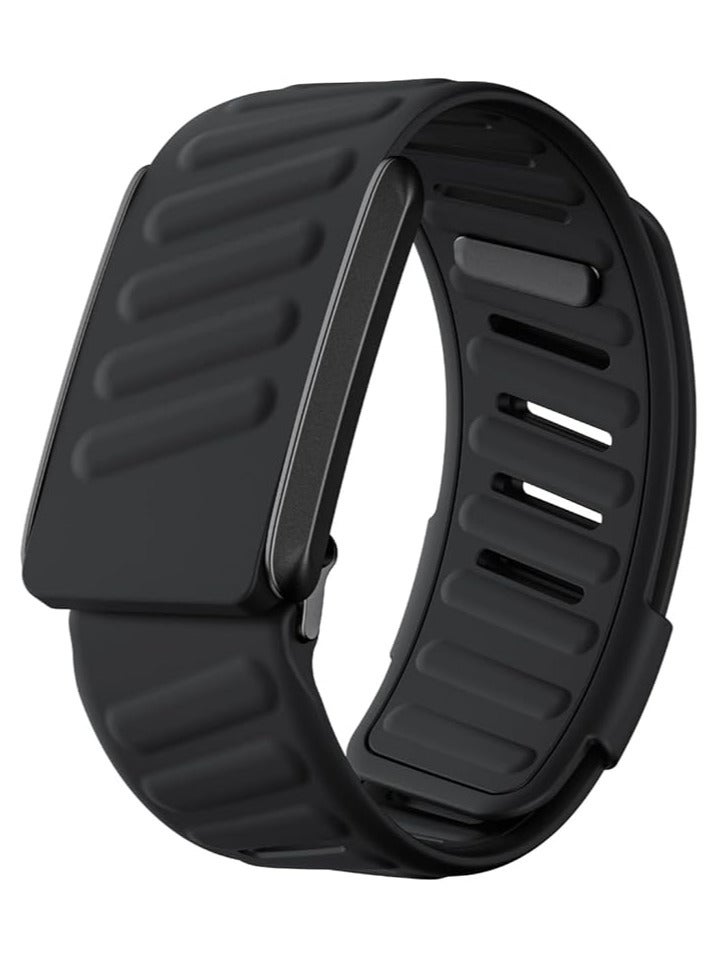 Comfort Durable Silicone Wristband Compatible with WHOOP 4.0 Band, Soft Silicone Sports Loop Strap for Men & Women, with U Shapped Connector  - Image 1