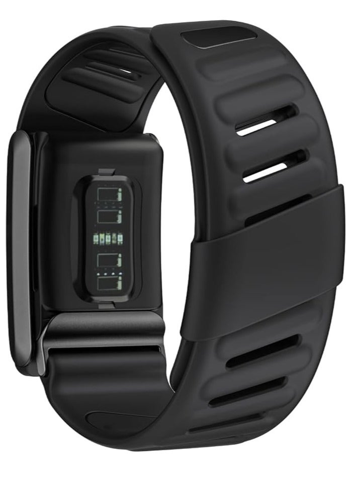 Comfort Durable Silicone Wristband Compatible with WHOOP 4.0 Band, Soft Silicone Sports Loop Strap for Men & Women, with U Shapped Connector  - Image 2
