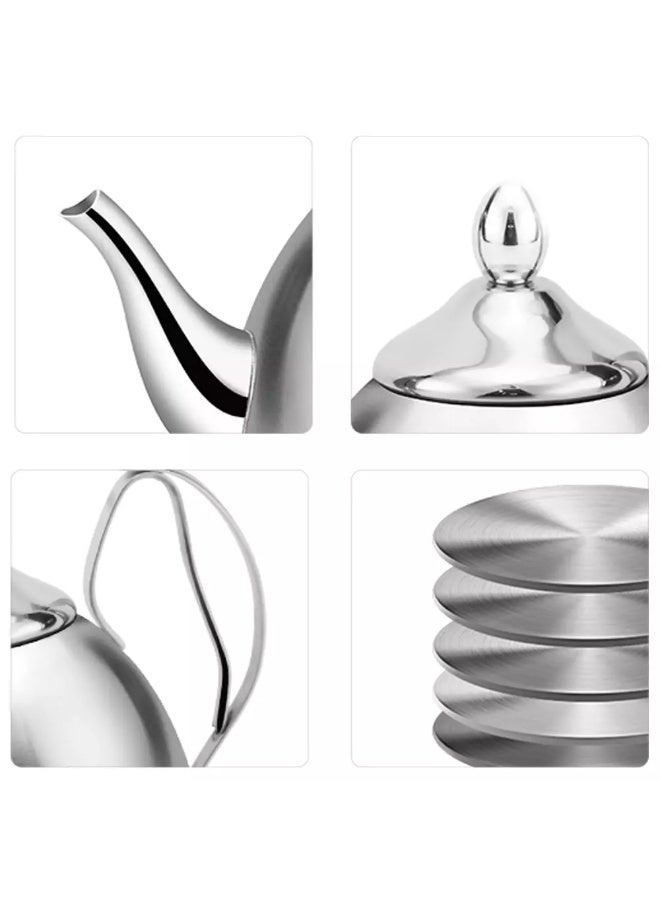 HausRoland Stainless Steel Tea Kettle – 1 Liter - Image 2