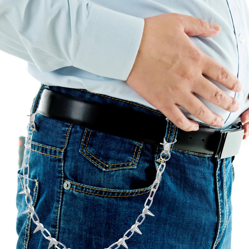 Pocket Watch Chains Rivet Wallet Chain Biker Keychain Pants Punk Trouser for Women Men Jeans Waistcoat Clothing - Image 5