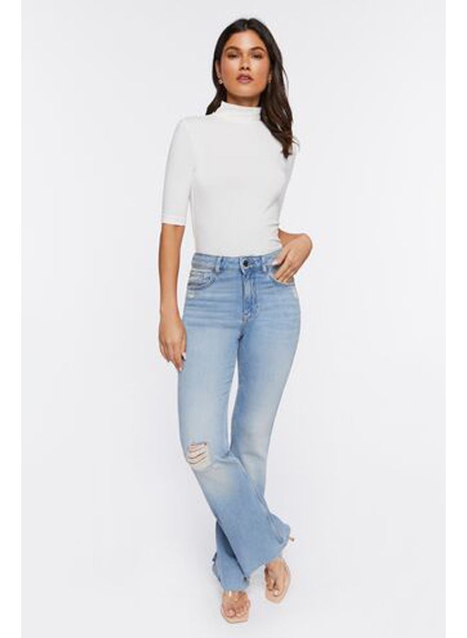 FOREVER 21 Fitted Turtleneck Top - Image 4