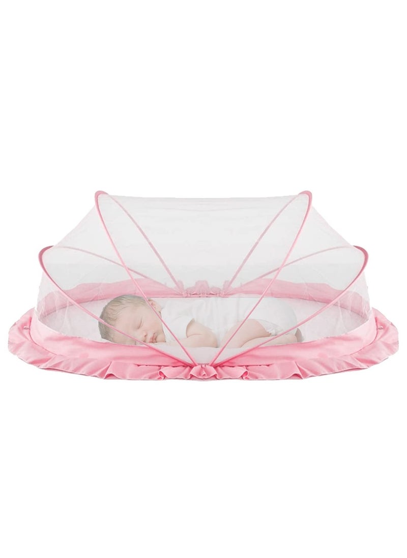 Foldable Baby Mosquito Sleep Net For Infants Babies Portable Comfortable Easy Use Flies Insects Bugs Net for Bed Cot Crib Mat Carpet Indoor Outdoor Travel 125 60 55 CM - pzsku/Z1676879C7362EBCAD7A6Z/45/_/1729839331/cbb512d4-0bc4-457d-b854-c5858f29c80b