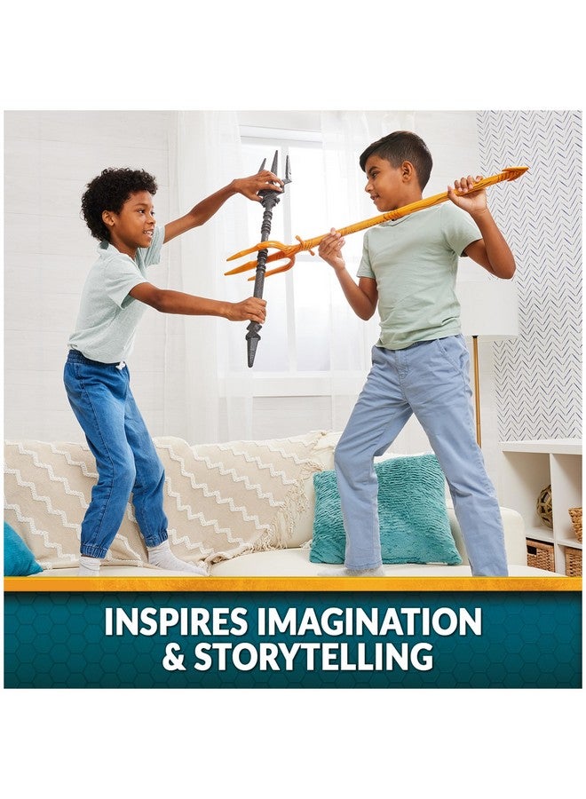 AQUAMAN Dc Comics, And Black Manta Tridents, 35-Inch Movie-Styling, Super Hero Costume, Kids Roleplay For Boys And Girls Ages 4+ - Image 5