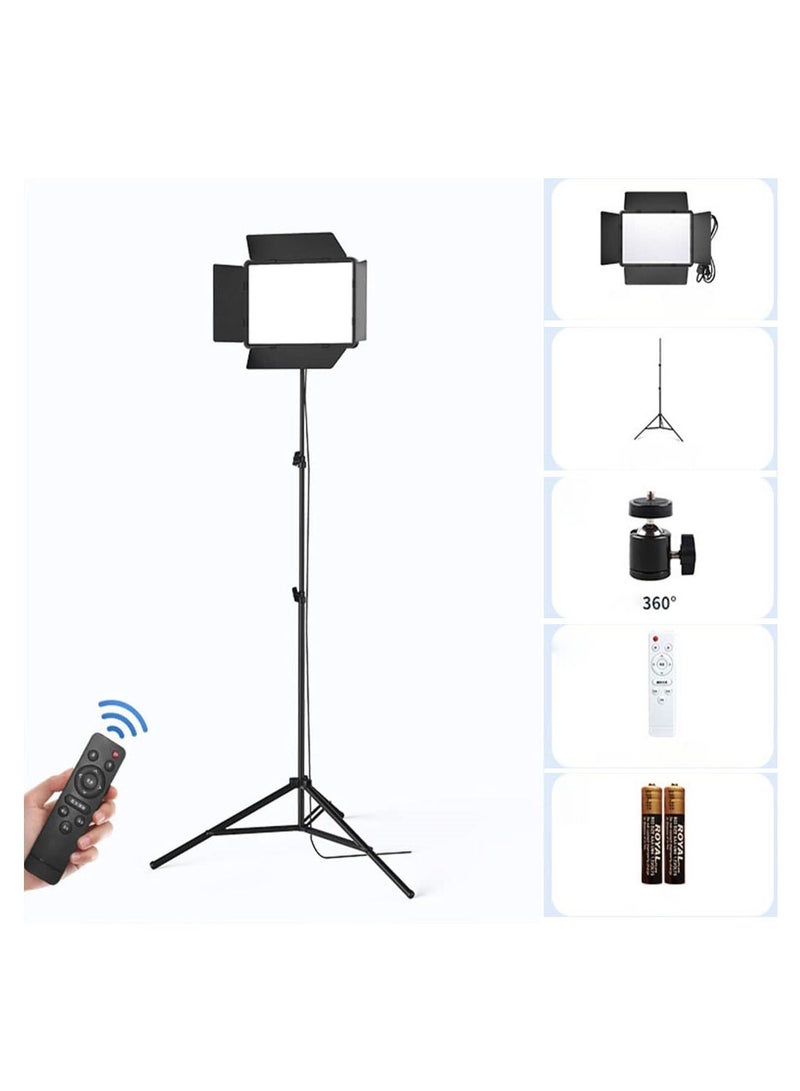 Photography 25cm LED Panel Light Tripod Set With Remote Small  - Image 2
