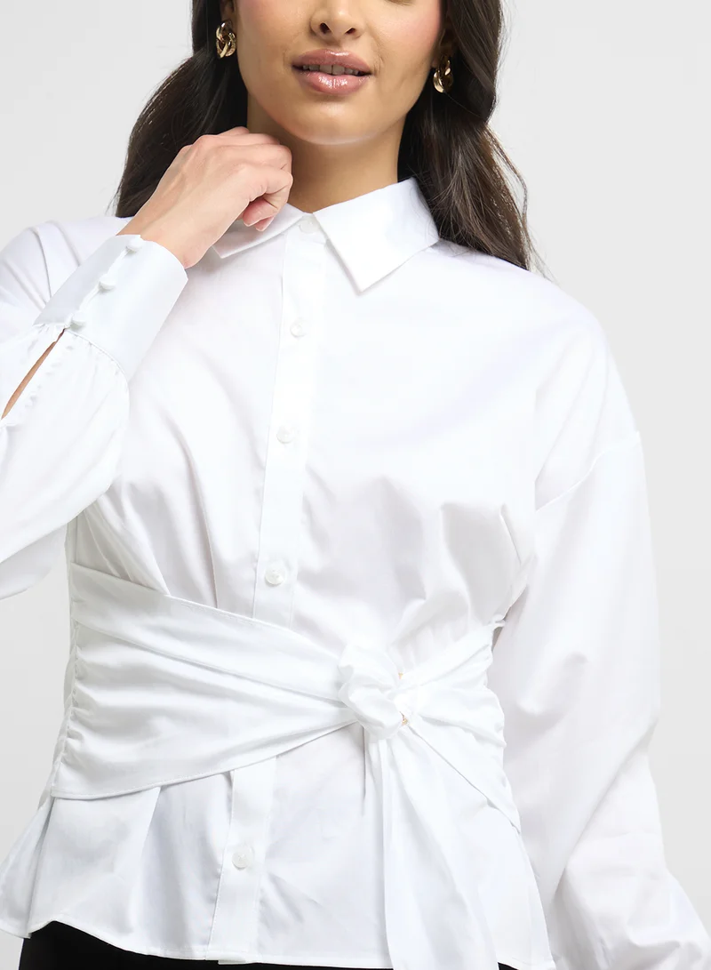 GUESS Mimi Wrap Top
