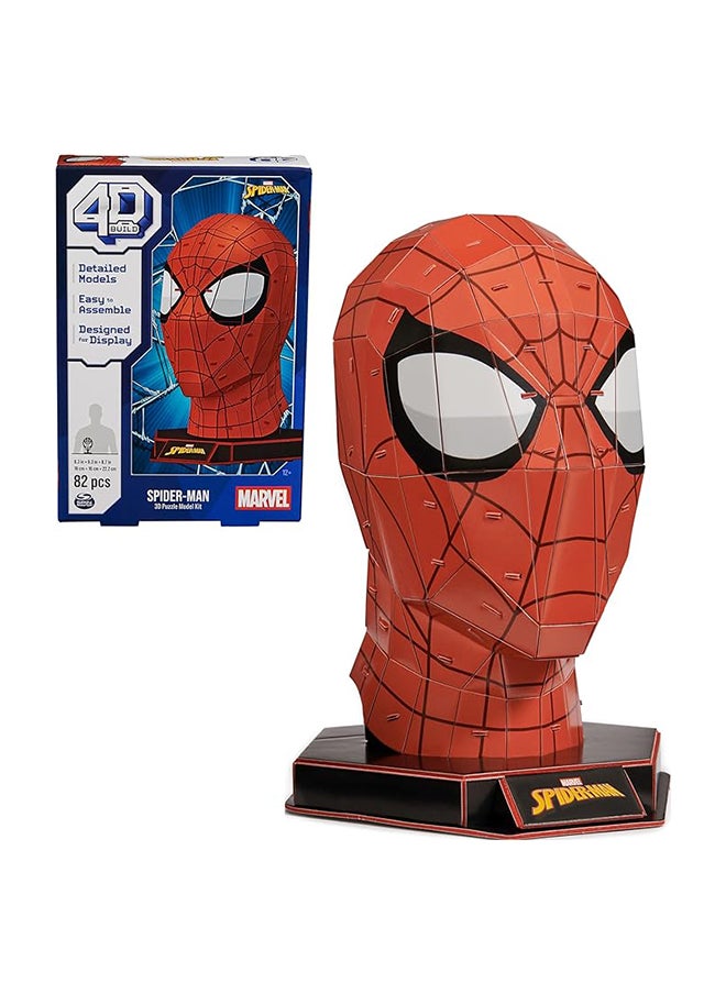 SPIN MASTER - 82 Piece Marvel Spider-man 3d Puzzle Model Kit With Stand - Image 1