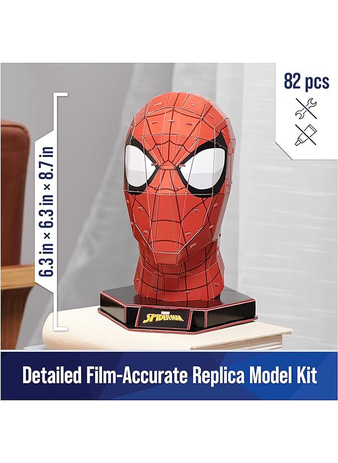 SPIN MASTER - 82 Piece Marvel Spider-man 3d Puzzle Model Kit With Stand - Image 1