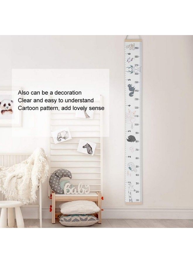 GLOGLOW Growth Chart Height Chart Cute Wall Ruler Removable Height Measure Chart Wall Sticker Height Measure Home Room Decoration Child Toy Growth Chart For Kids(1) - Image 4