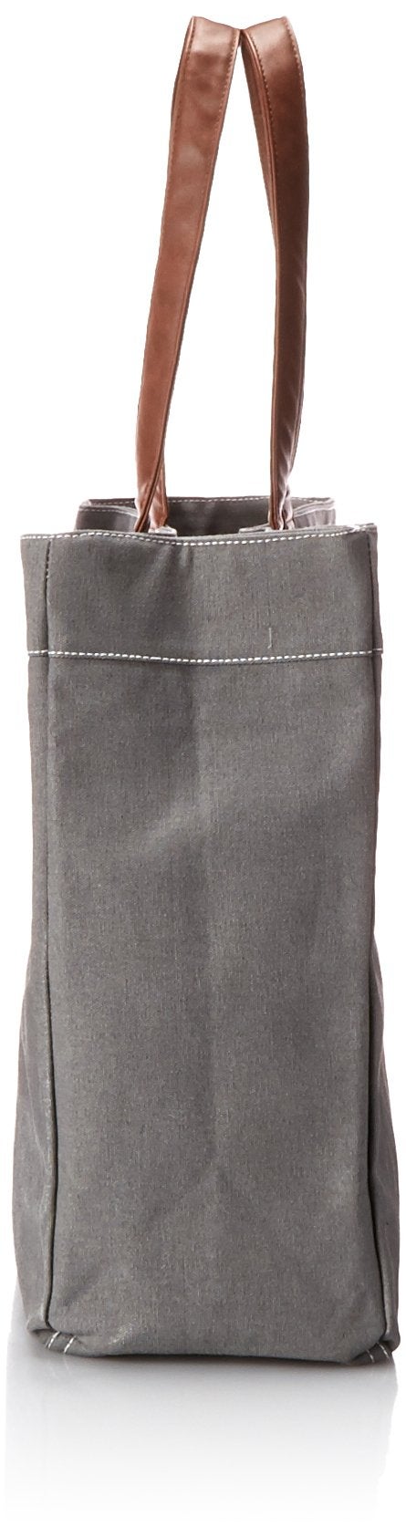 maika Recycled Canvas Carryall Tote Bag, Waxed Ash - Image 3