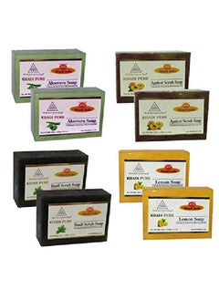 Khadi Pure Aloe Vera Apricot Basil & Lemon Soap 125 G (Pack of 8)  - Image 2