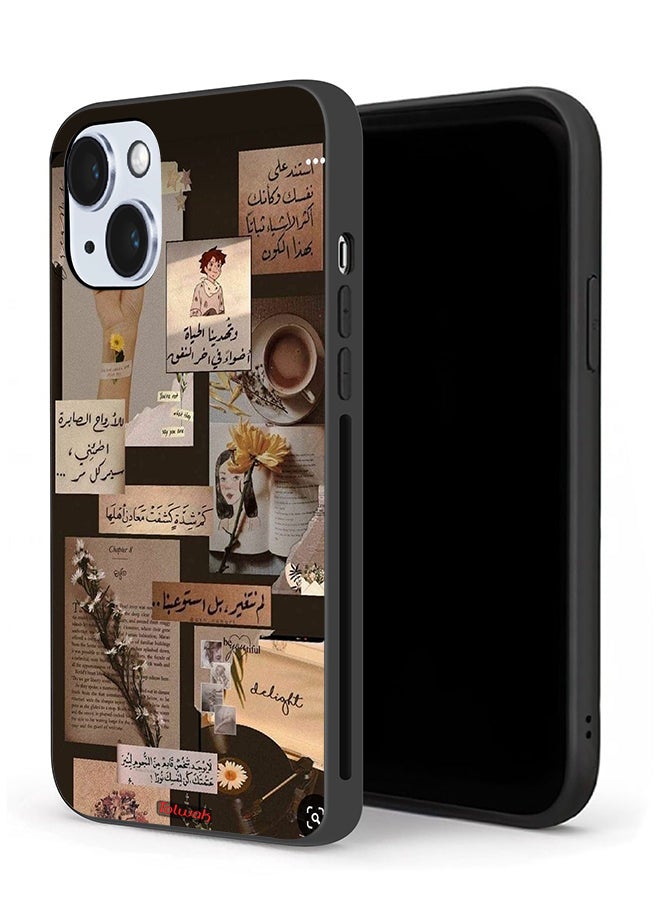 Tolwak Apple iPhone 14 Plus Protective Case Arabic Quotes Vintage - Image 1
