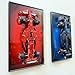 WETCEAOM Display Wallboard Compatible with Lego Technic Ferrari SF24 Model Car 42207 Wall Display Frame Compatible with Lego Car Wall Mount Lovers Only Wall Frame197x315in - Image 4