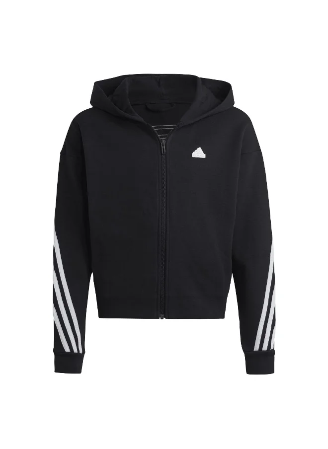 Adidas adidas G Fi 3S Fz Black Training Track Tops 7-8Y