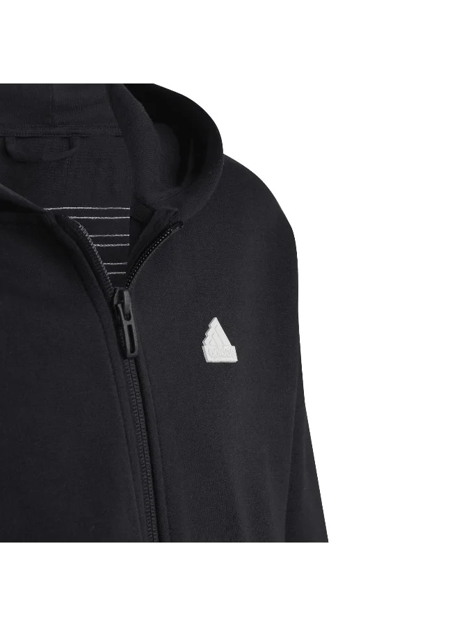 adidas بلوزة تدريب G Fi 3S Fz سوداء للأطفال 7-8 سنوات