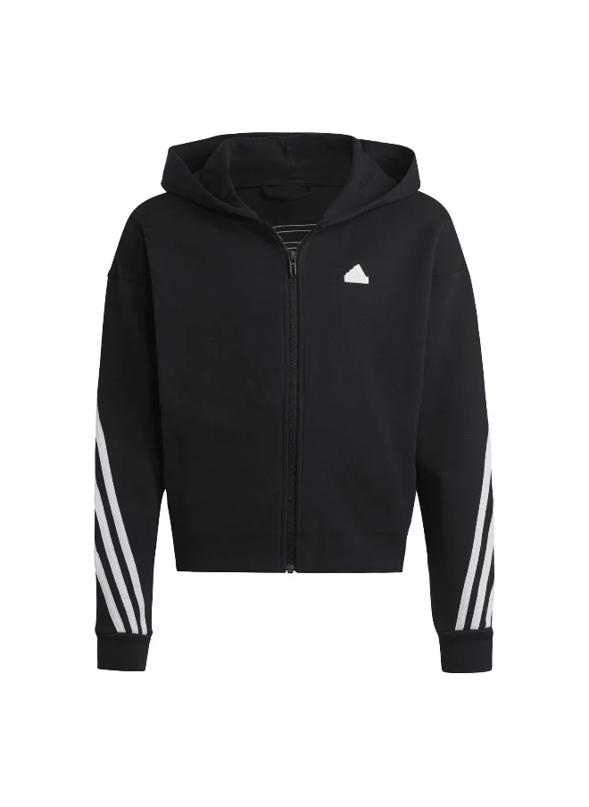 Adidas adidas G Fi 3S Fz Black Training Track Tops 7-8Y