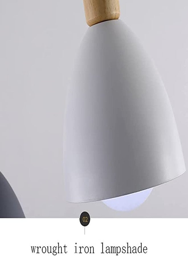 GreyWings Modern White Aluminium Hanging Pendant Light for Ceiling Drop, Antique Decor Accent, E-27 Holder, Bulb is not Included, Pack of 1 - Image 4