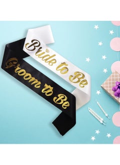 RTYY Bachelorette Party Decorations Hen Party Supplies Bride to Be Belt, Bachelorette Sash Set Bride to Be Sash and Groom to Be Sash Bachelor Party Accessories Gifts for Engagement Wedding Bridal Shower  - Image 3