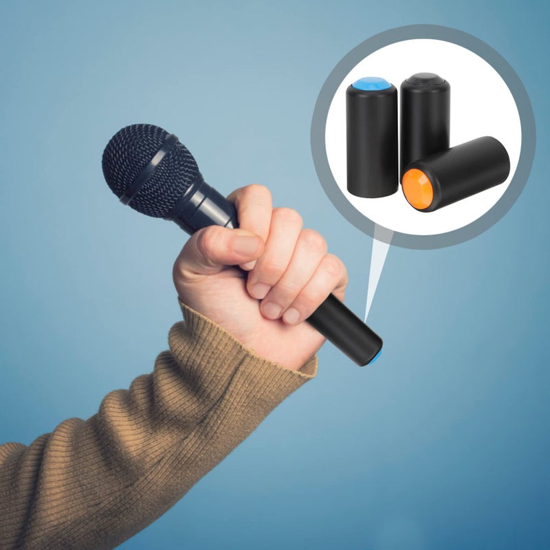 3 قطع غطاء بطارية ميكروفون لولبي، أغطية متينة للمنزل ومسرح KTV والاجتماعات - Image 4