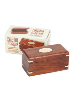 - Secret Enigma Puzzle Box - Camouflage Your Cash Money Holder - Brain Teaser - Wooden Secret Compartment Brain Game